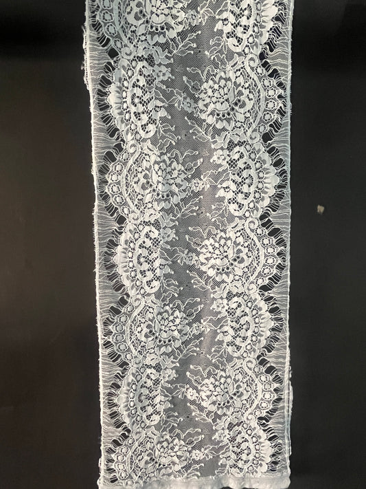 Embroidered lace barcode