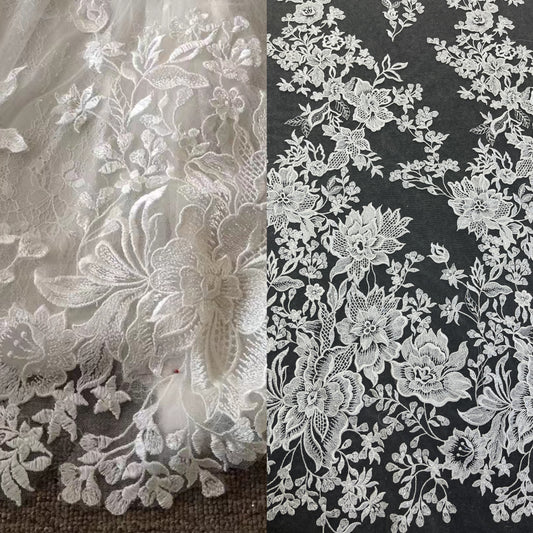 Embroidery lace fabric